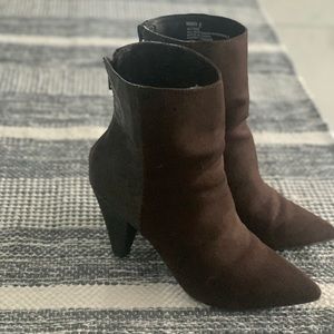 Brown Ankle bootie.